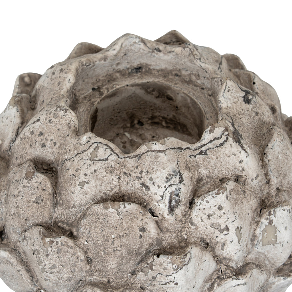 Stone Effect Acorn Tea Light Holder