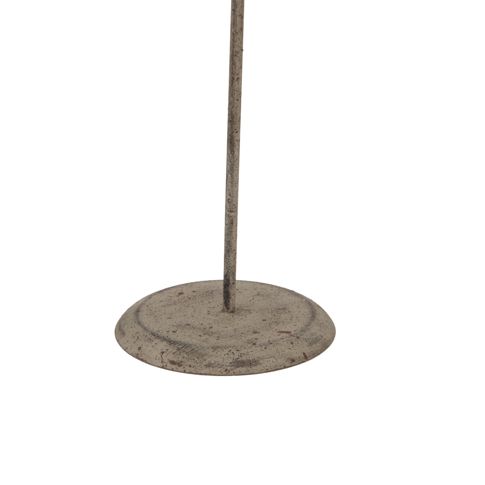 Whitewashed Rustic Star On Stand