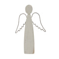 Whitewashed Rustic Standing Angel