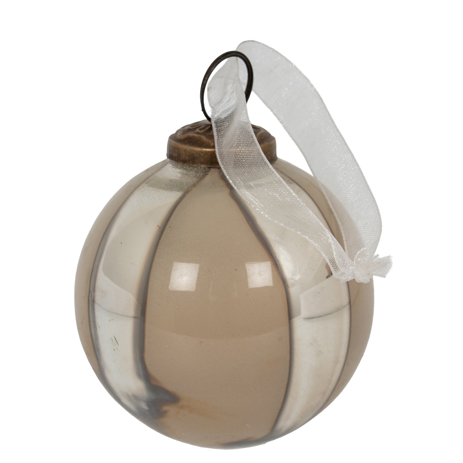 Silver Ombre Set Of 6 Baubles