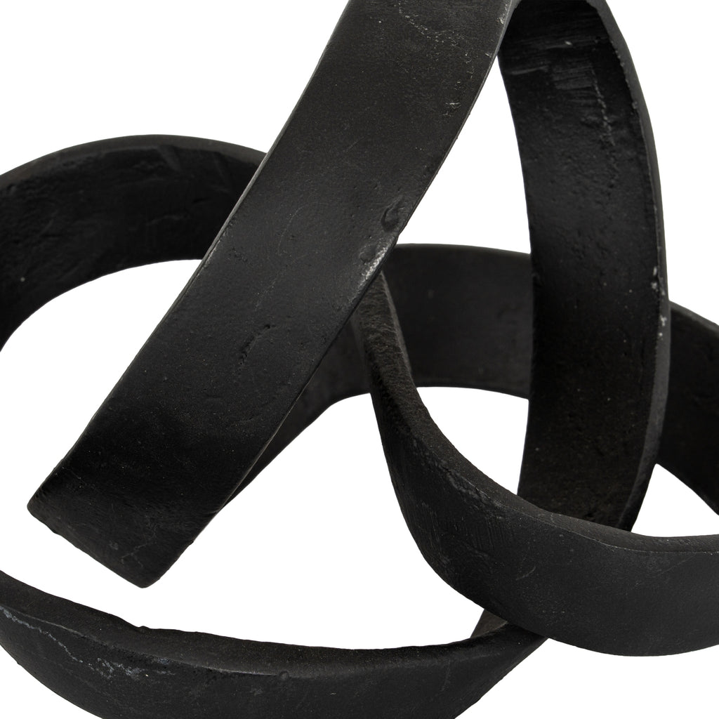Black Cast Knot Ornament