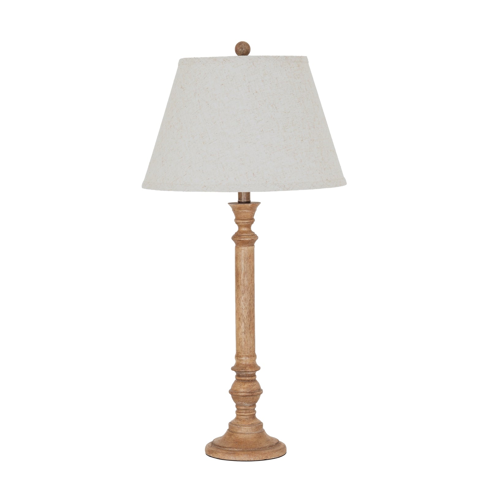 Solenne Table Lamp With Edged Linen Shade