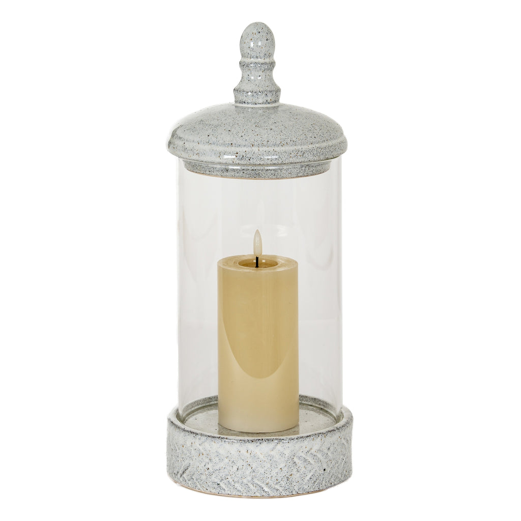 Sona Medium Hurricane Lantern With Lid