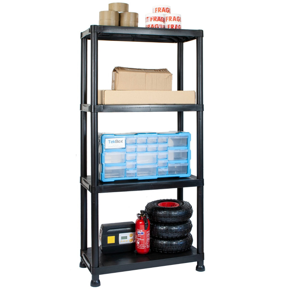 4 Tier Garage Shelves - Set of 2