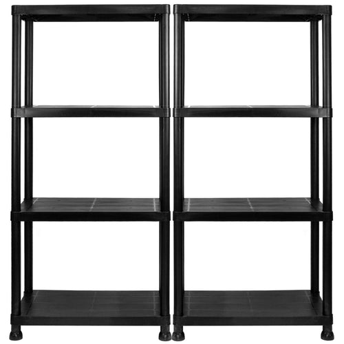 4 Tier Garage Shelves - Set of 2