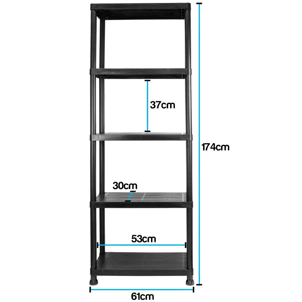 5 Tier Garage Shelves - Set of 3