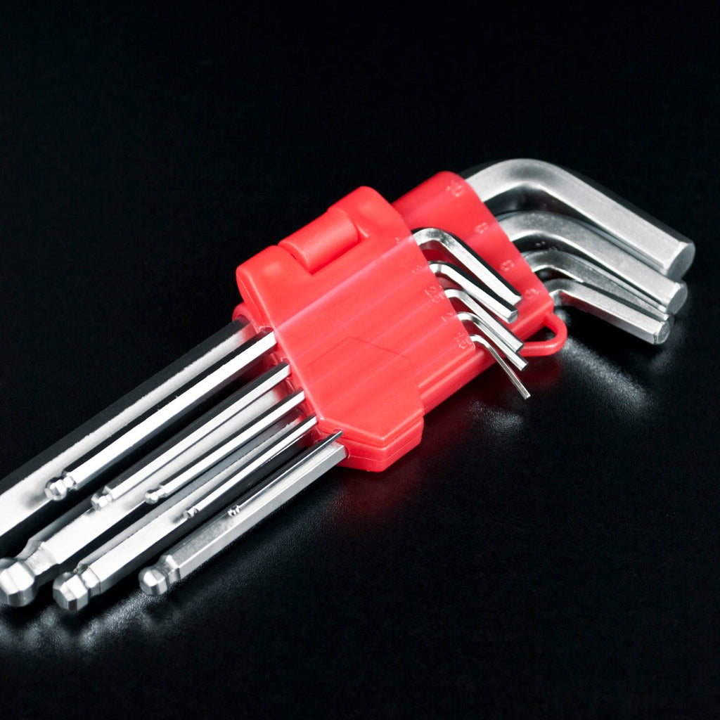 9 Piece Extra Long Allen Key Set