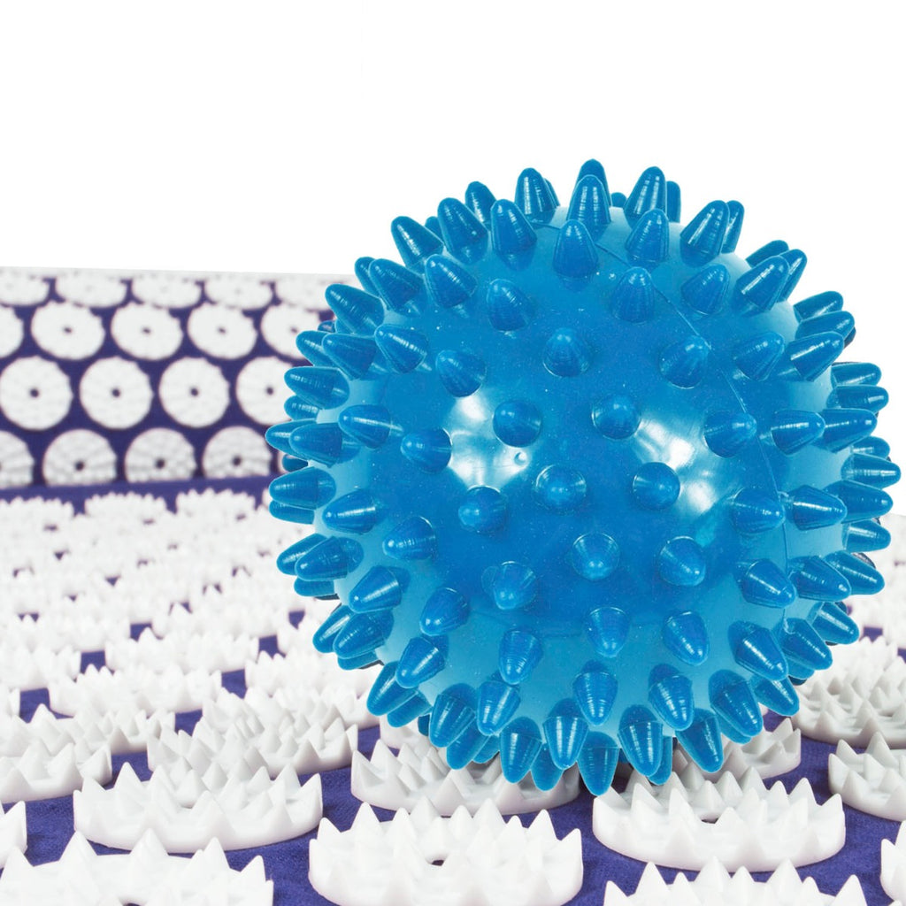 Acupressure Mat, Pillow and Ball Set - Blue
