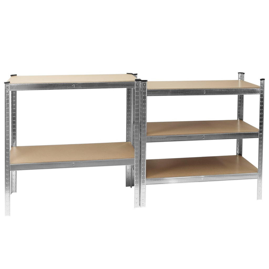 Boltless Garage Shelving Rack - Silver