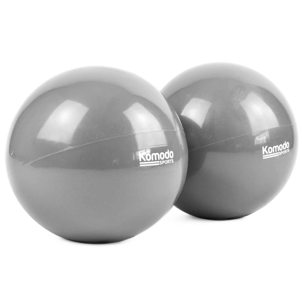 Grey Weighted Toning Balls - 2x 0.5kg
