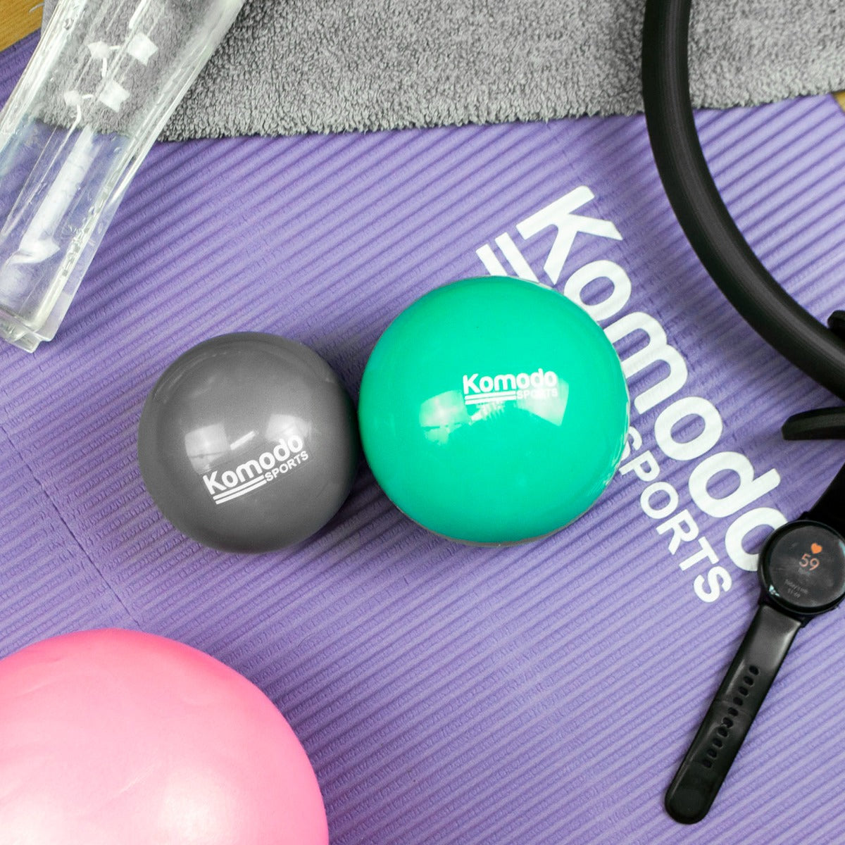 Green Weighted Toning Balls - 2x 1kg